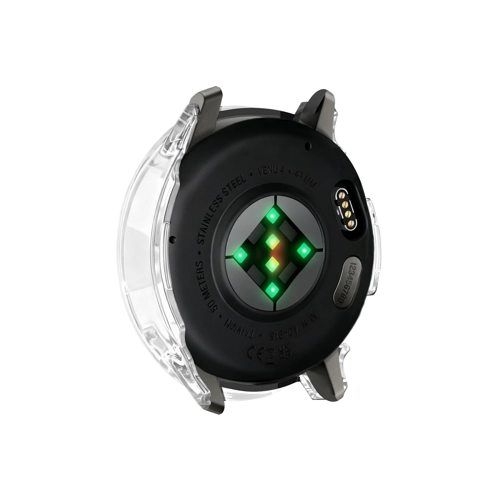 Bandz Garmin Venu 4 - 41mm PC hoesje met glas (transparant)
