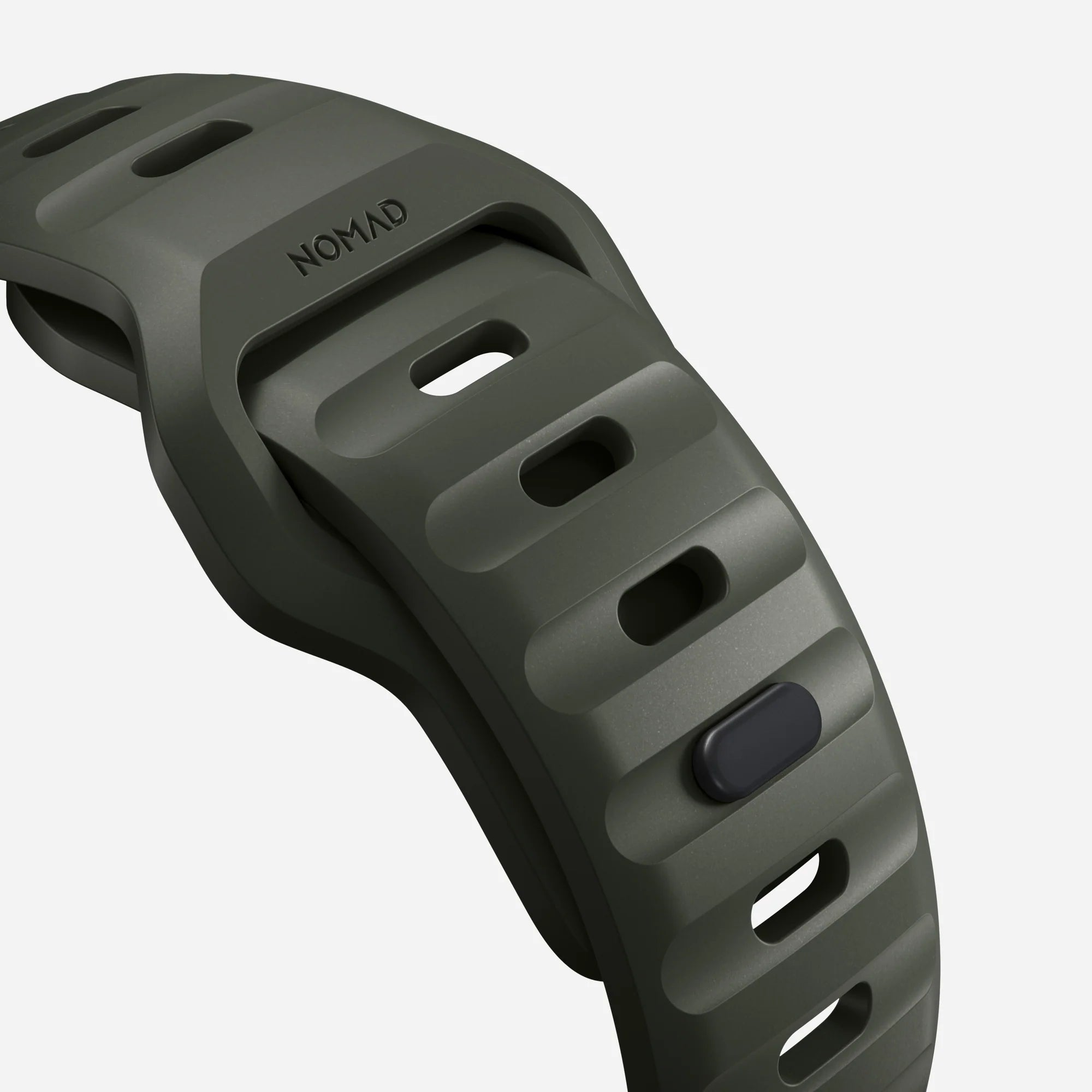 Nomad Sport Apple Watch Silikonarmband (Ash Green)