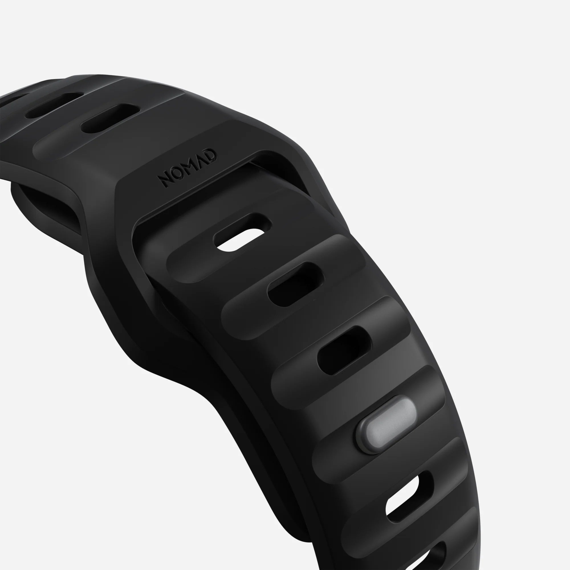 Nomad Sport Apple Watch Silikonarmband (Schwarz)