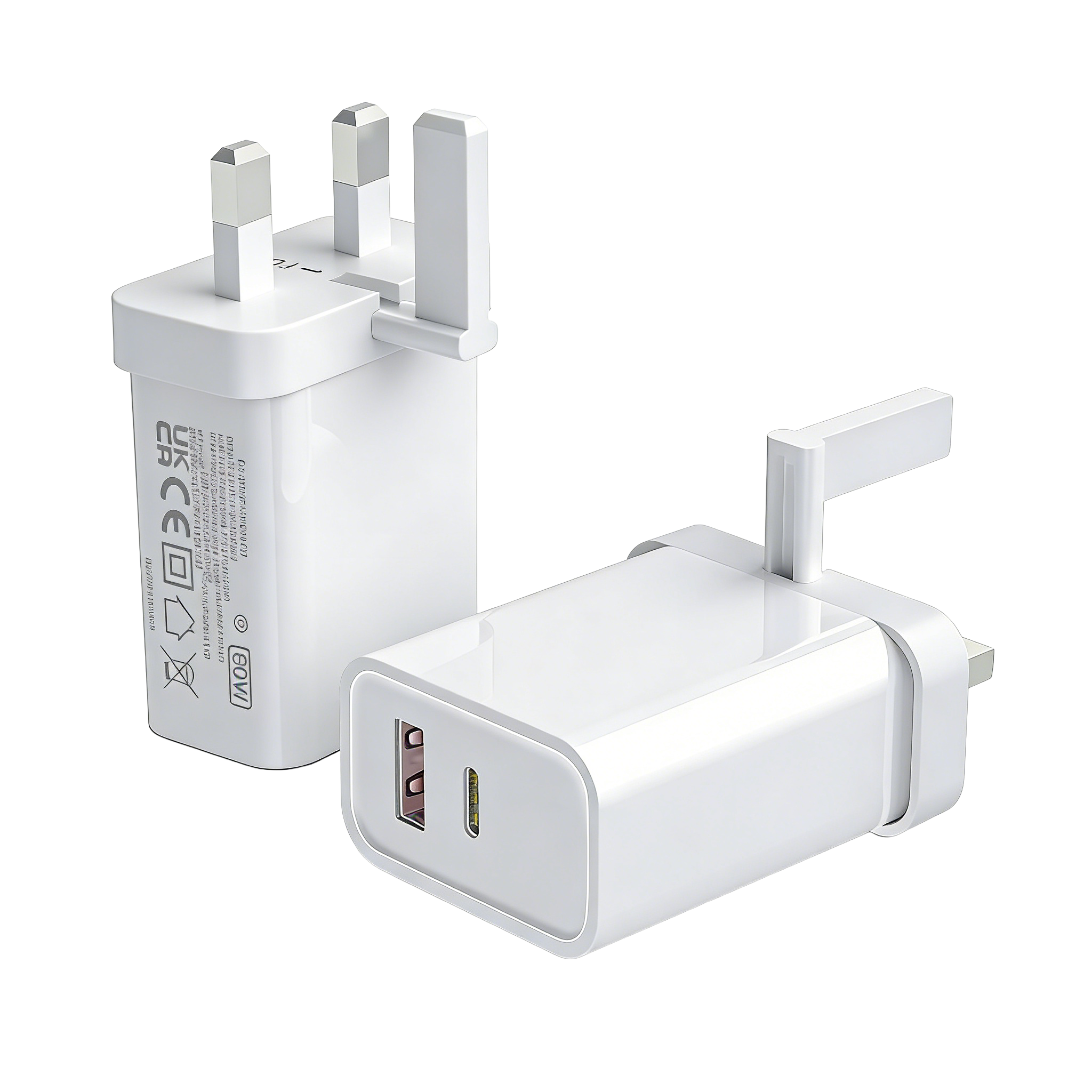 30W USB-A/C Telescopic Fast Charge Adapter