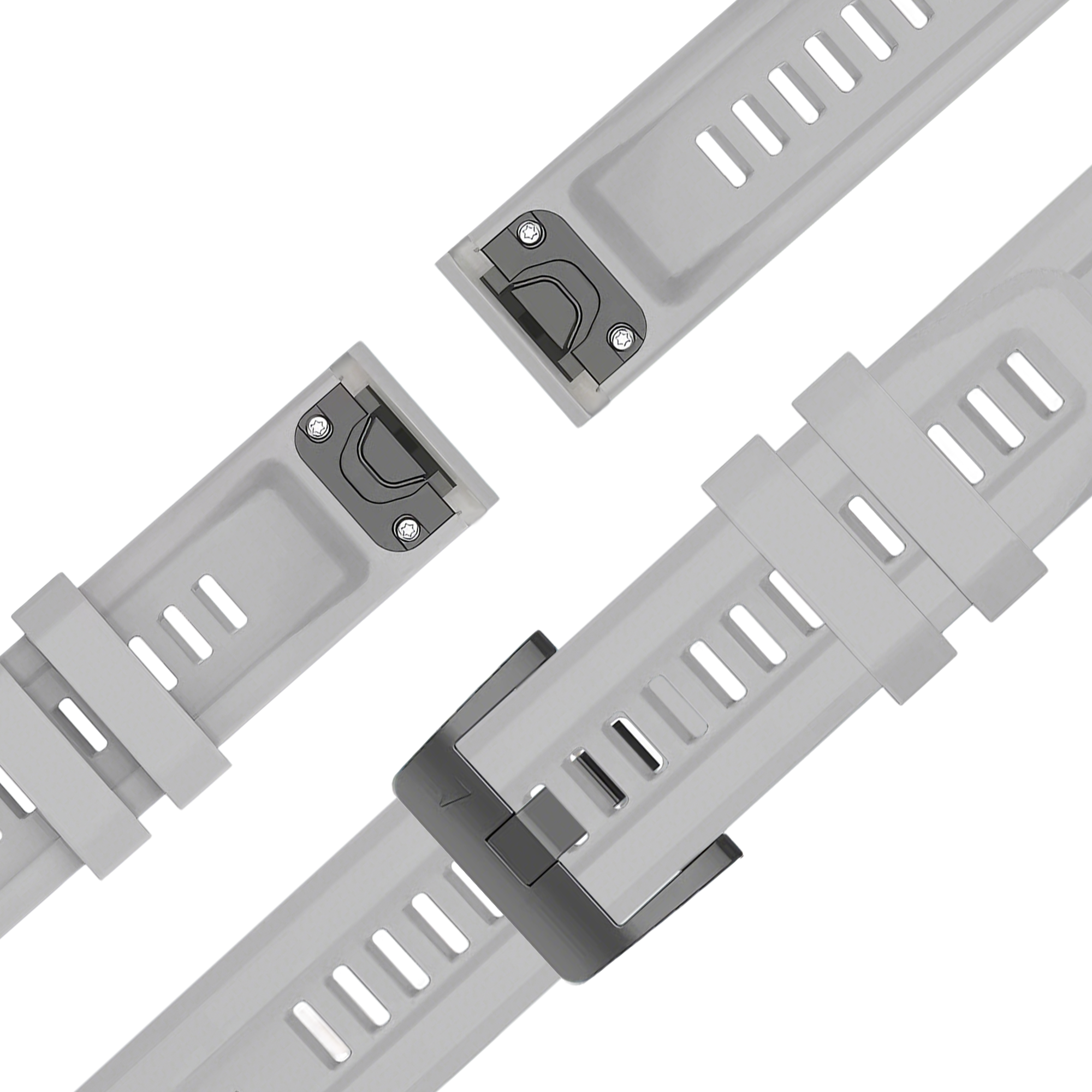 Bandz Correa silicona 'Classic' Garmin Descent Mk3i - 51mm (gris)
