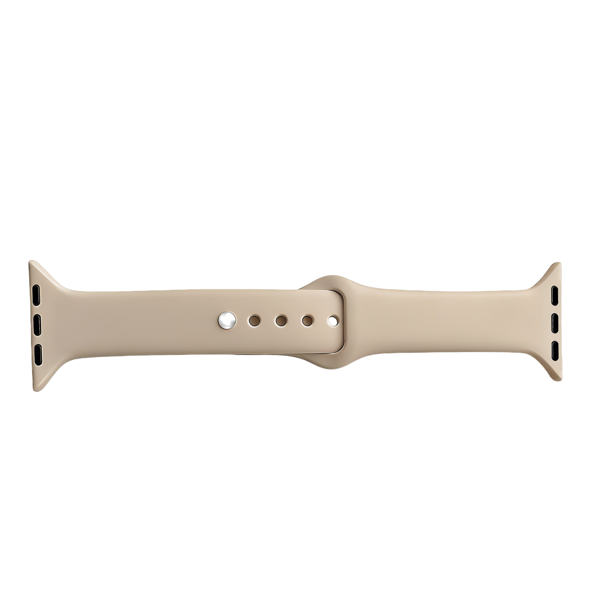 Apple Watch Slimfit Silicone Strap (Beige)