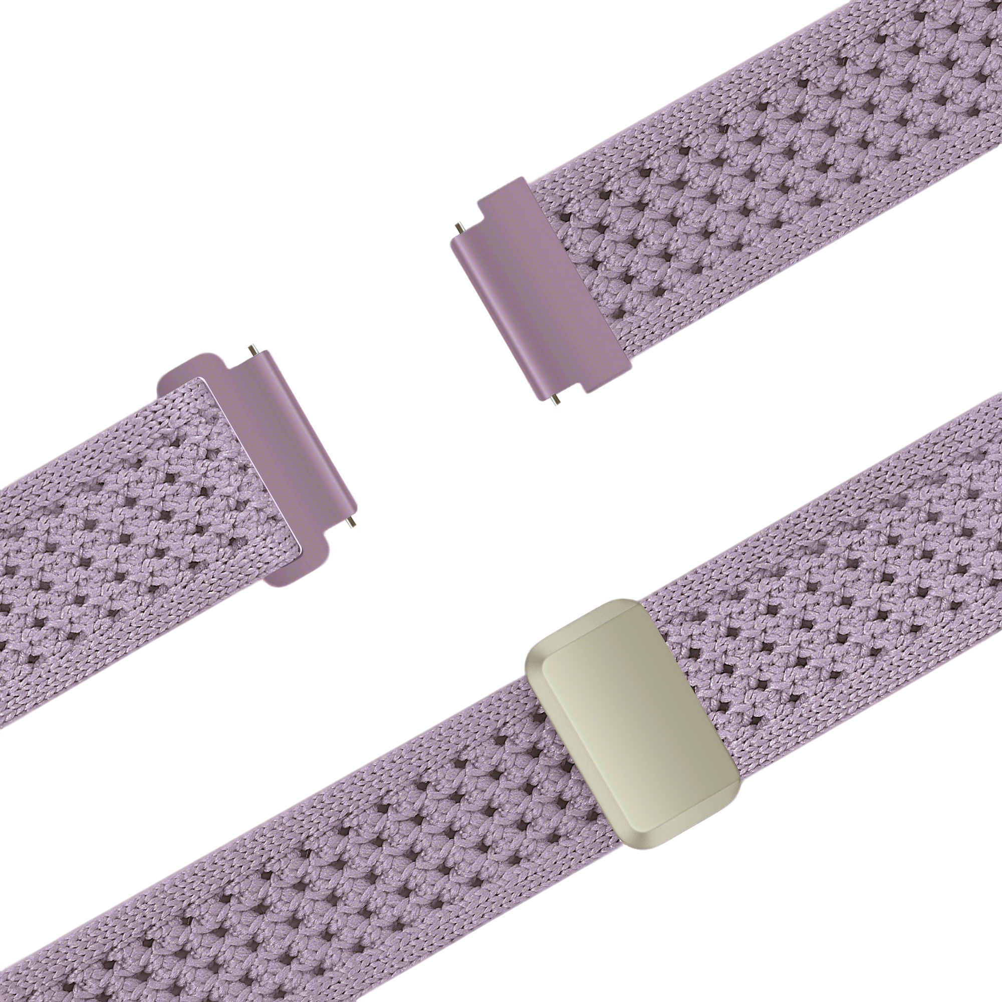 Bandz Garmin Forerunner 645 Vintage Nylon Strap (Light Purple)