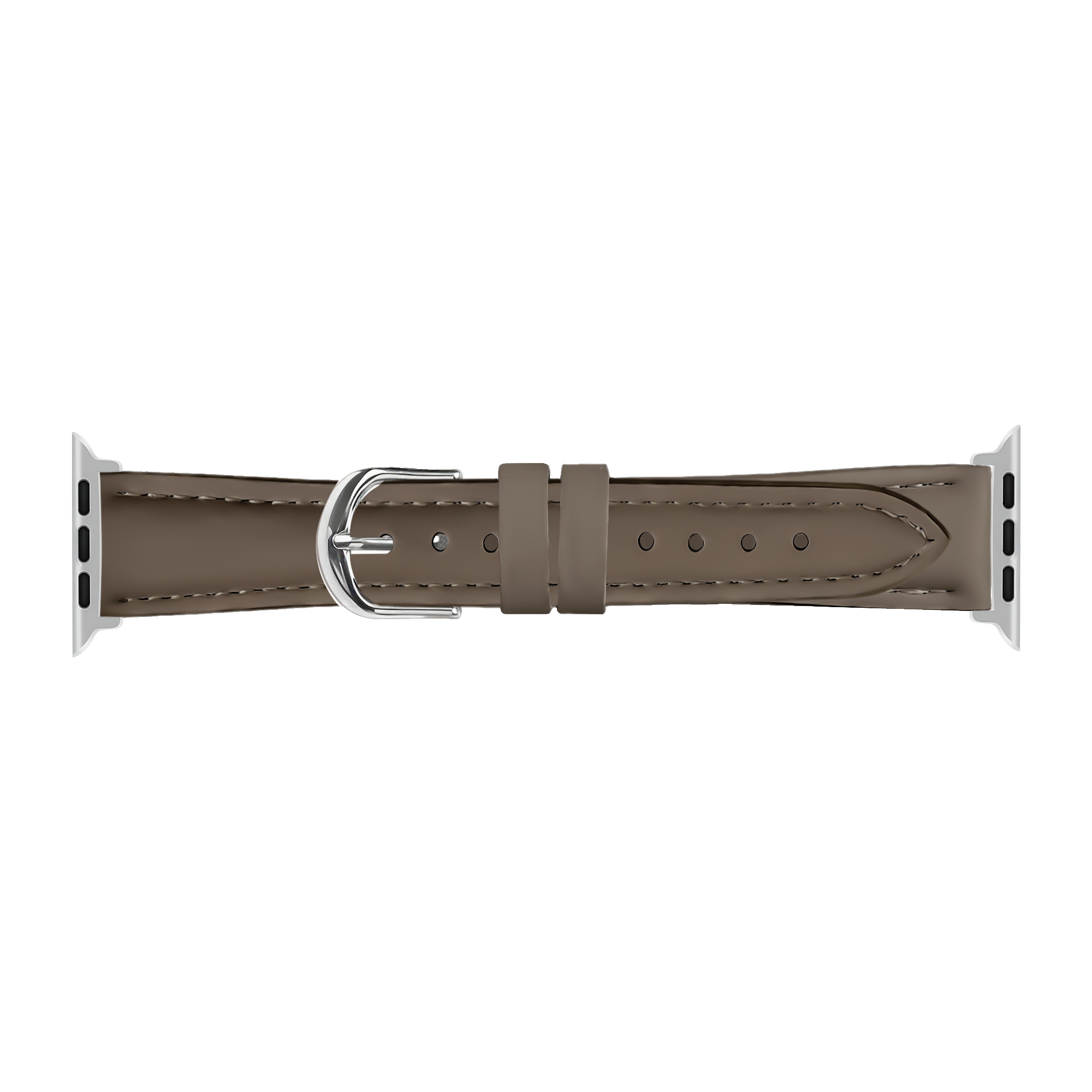 Apple Watch Slimfit Leather Strap (Dark Brrown)