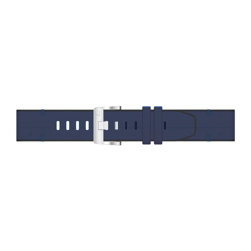 Garmin Fenix 5 / 6 Leather Hybrid Strap (Blue)