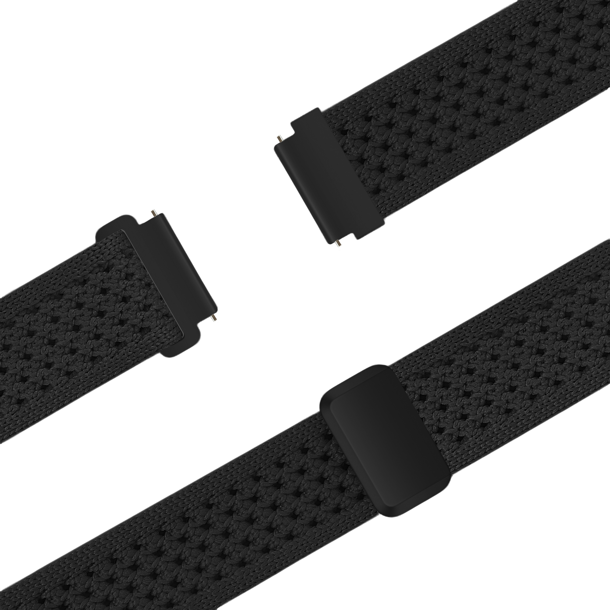 Bandz Garmin Forerunner 645 Vintage Nylon Strap (Black)