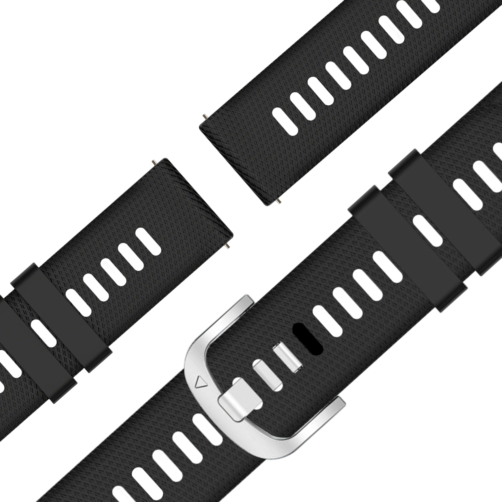 Bandz Garmin Forerunner 265s Silicone Strap 'Deluxe' (Black)