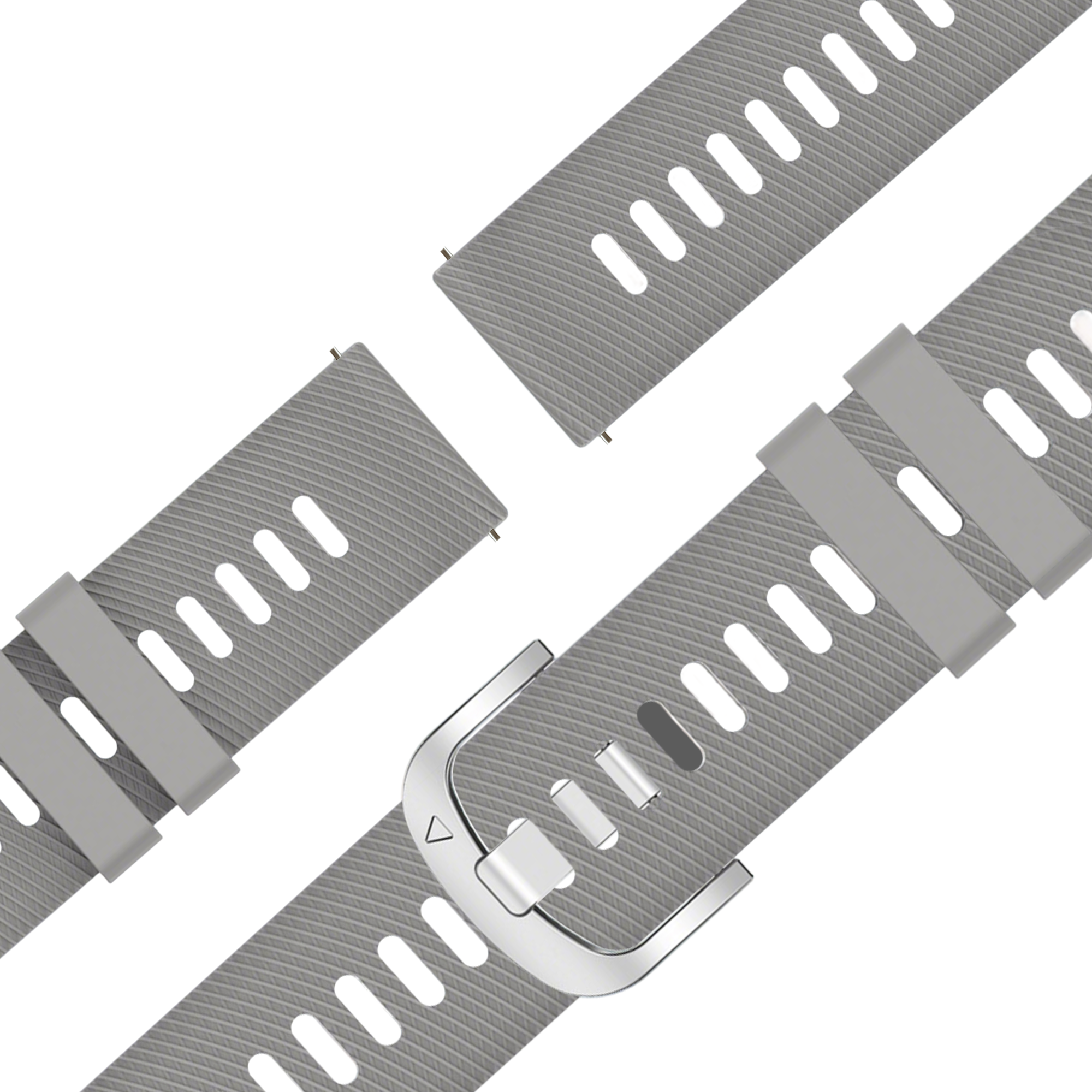 Bandz Garmin Forerunner 265s Silicone Strap 'Deluxe' (Grey)