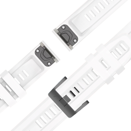 Bandz Garmin Fenix 3 Silikonarmband 'Classic' (Weiß)