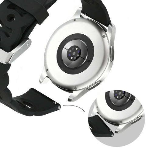 Bandz Correa silicona ''Chains' Actyve Smartwatch 20mm (negro)