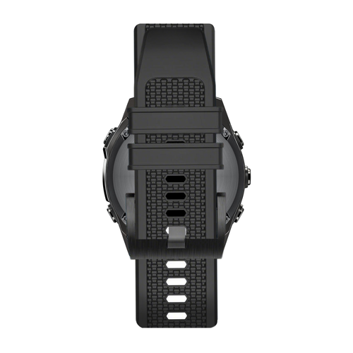 Bandz Garmin Quatix 3 / 6x / 7x Solar Silikonarmband 'Explorer' (Schwarz)