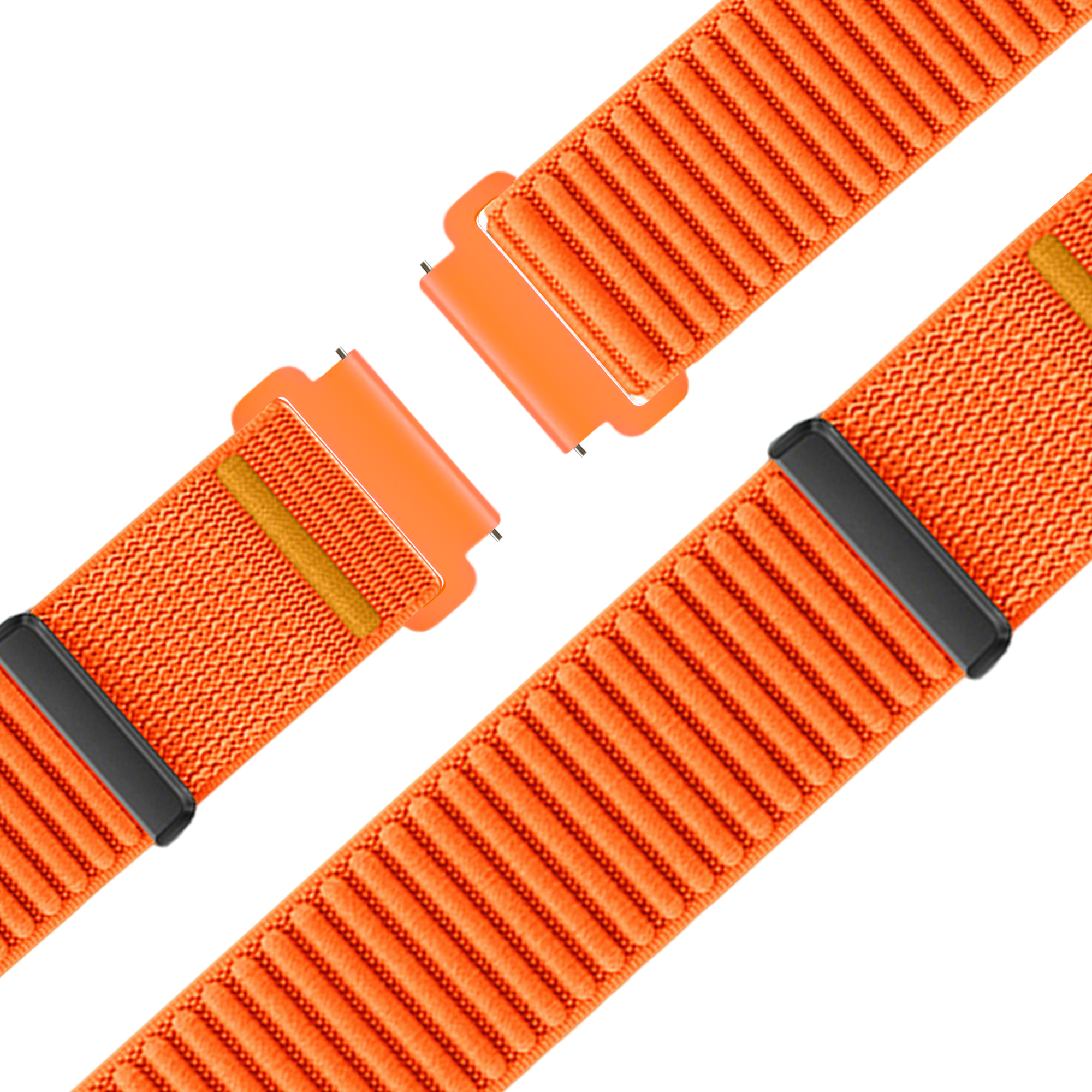Bandz Garmin Venu 2s Nylon Strap 'Wave' (Orange)