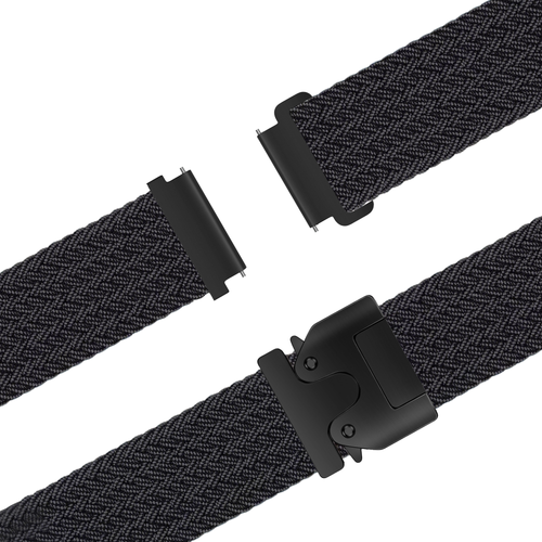 Bandz Bracelet tressé 'Parachute' Garmin Venu 2 (graphite)