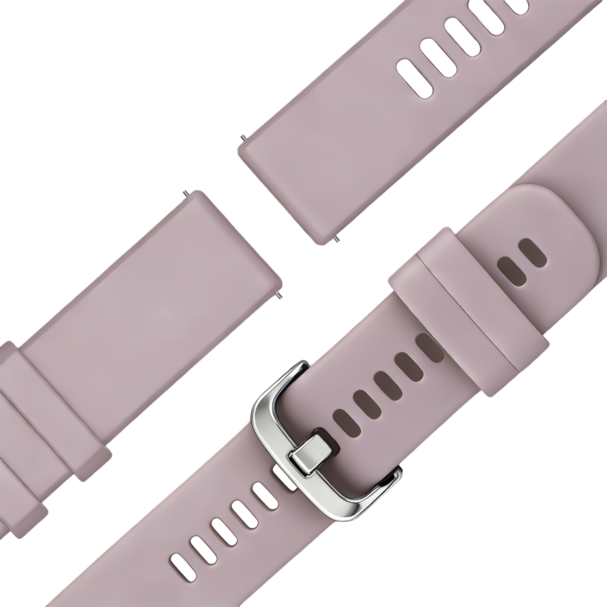 Bandz Garmin Forerunner 265s Silicone Strap 'Classic' (Lavender)