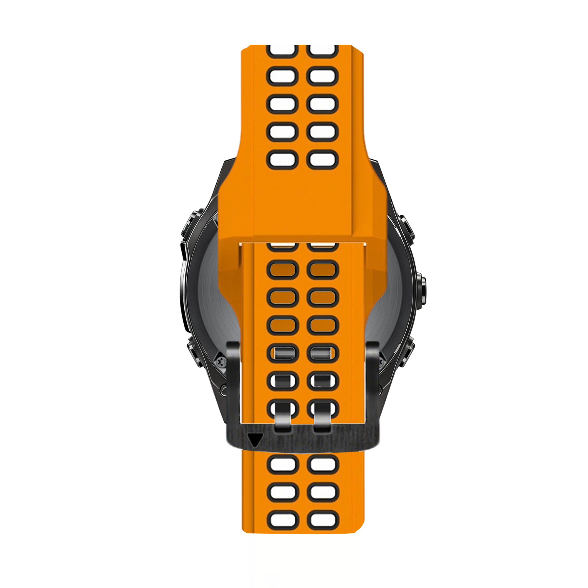 Bandz Garmin Tactix 8 - 47mm Buckled Sport Strap (Orange/Black)