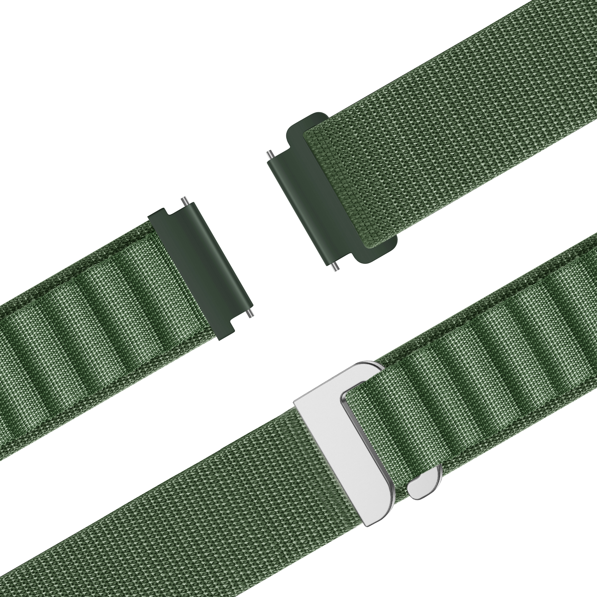 Bandz Correa nylon Alpine Garmin Vivomove HR (verde)