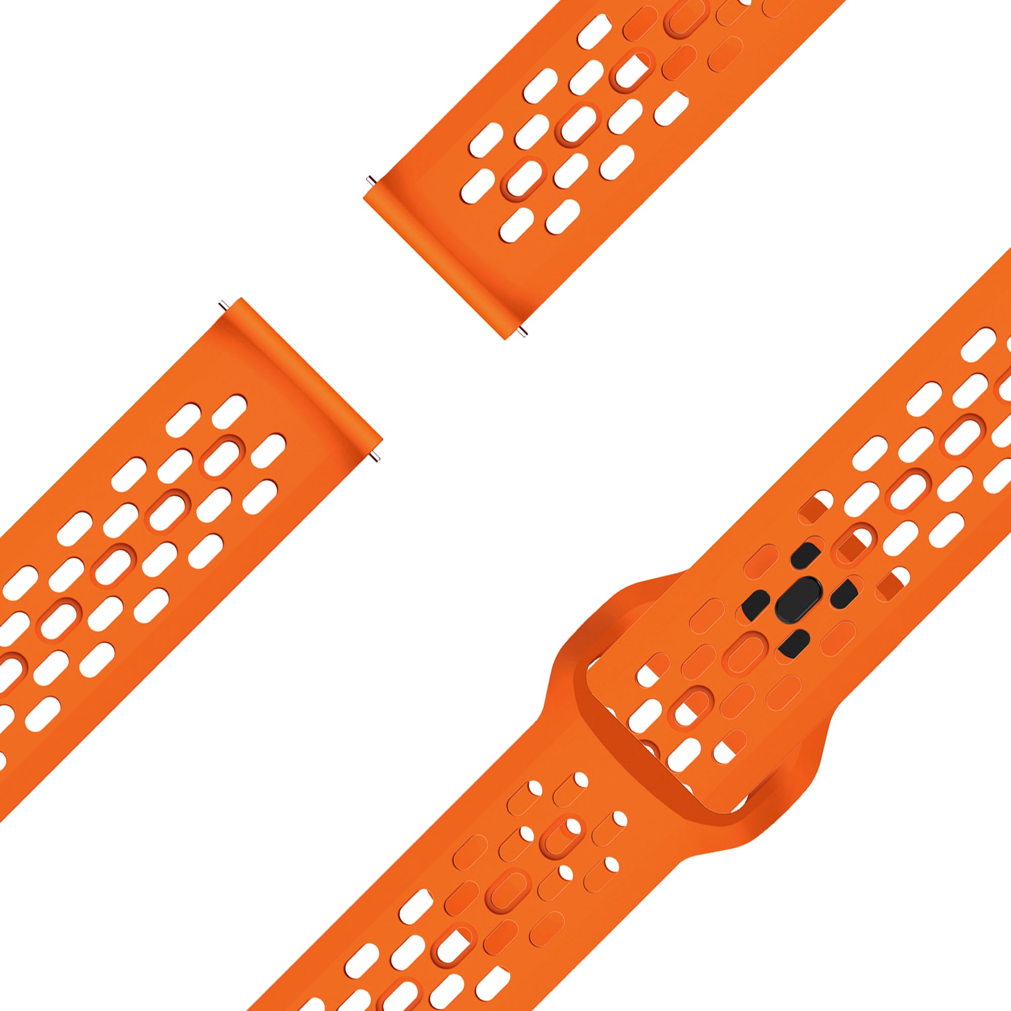 Bandz Garmin Bounce 2 Silicone Strap 'Air' (Orange)