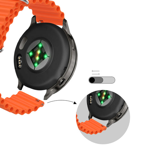 Bandz Garmin Bounce 2 Ocean Strap 'Classic' (Orange)