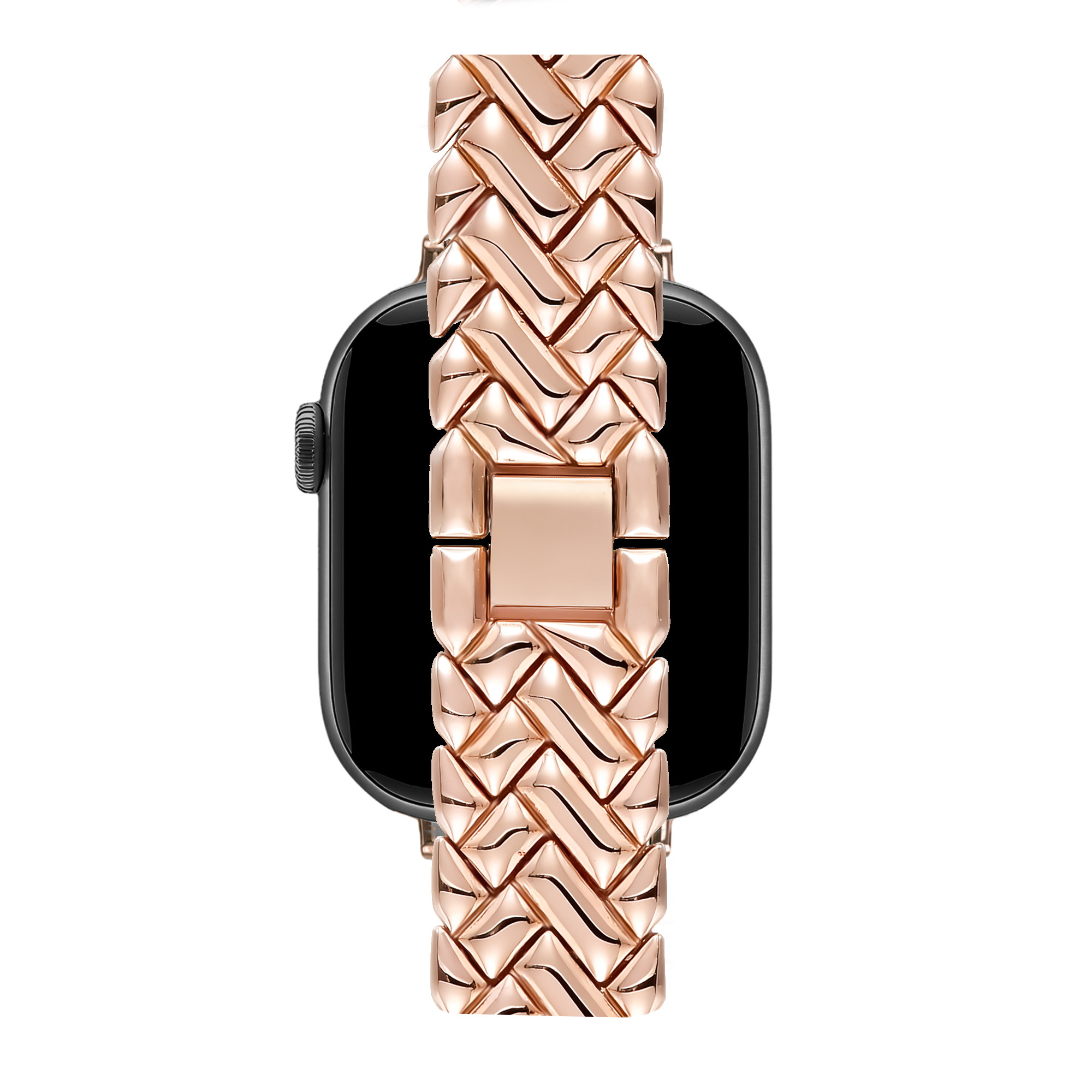 Bandz Apple Watch Metal Strap 'V-Type' (Rose Gold)