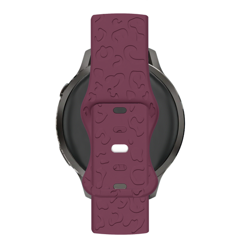 Bandz Bracelet silicone 'Léopard' Garmin Bounce 2 (rouge)