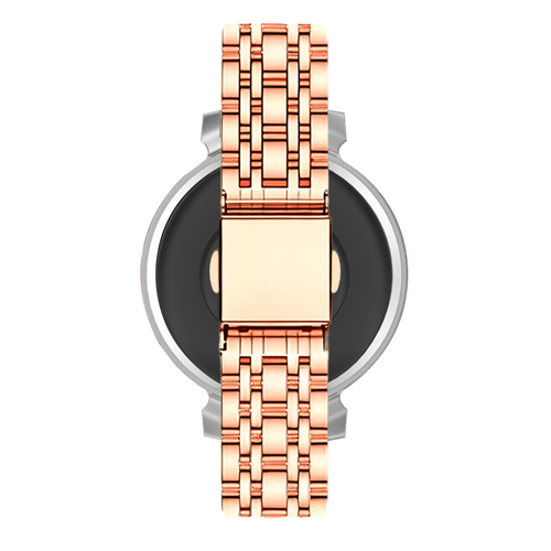 Bandz Garmin Lily 2 stalen band 'Deluxe' (roségoud)