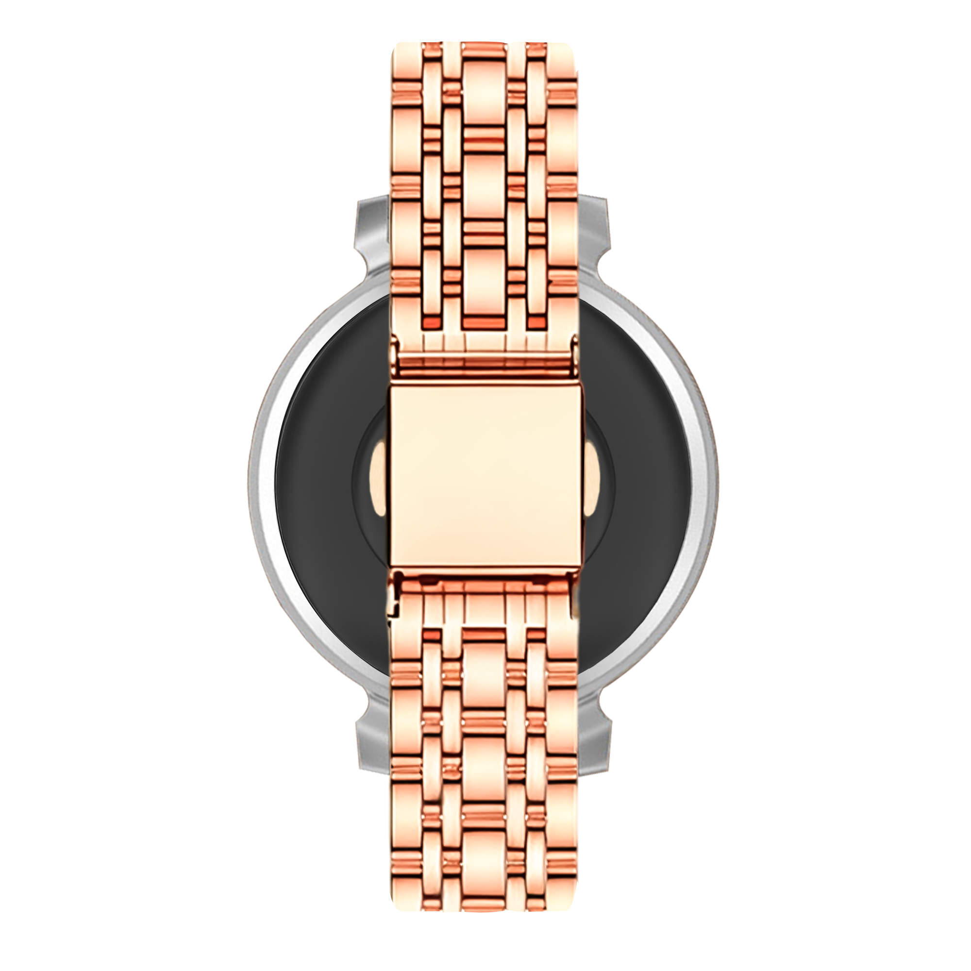 Bandz Garmin Lily 2 stalen band 'Deluxe' (roségoud)