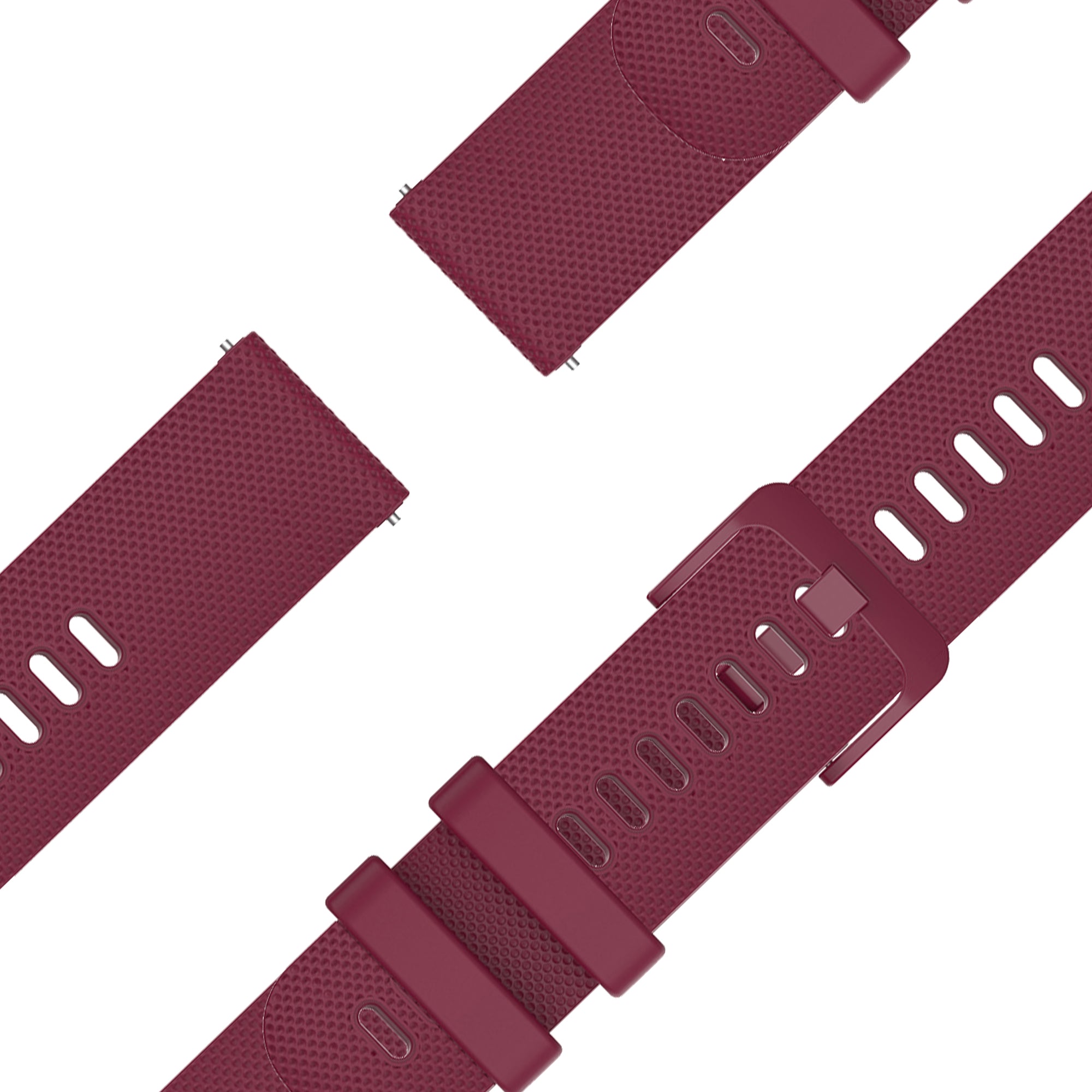 Bandz Garmin Forerunner 645 Silicone Strap 'Premium' (Wine Red)