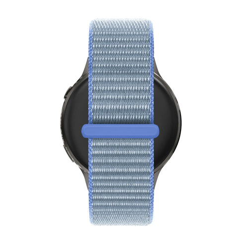 Bandz Garmin Forerunner 70 Nylon Loop Armband (Hellblau)