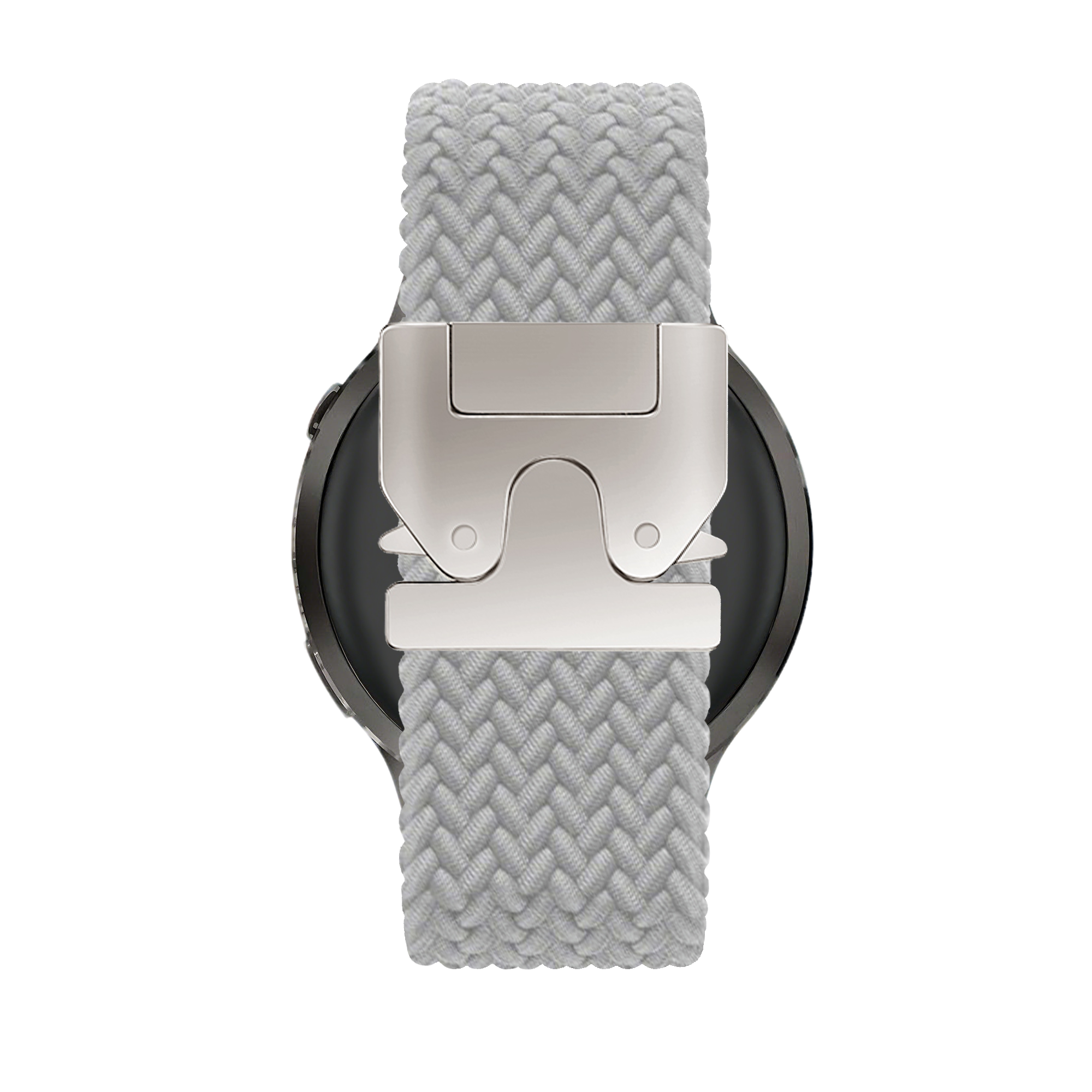 Bandz Garmin Forerunner 255 gevlochten band 'Parachute' (lichtgrijs)