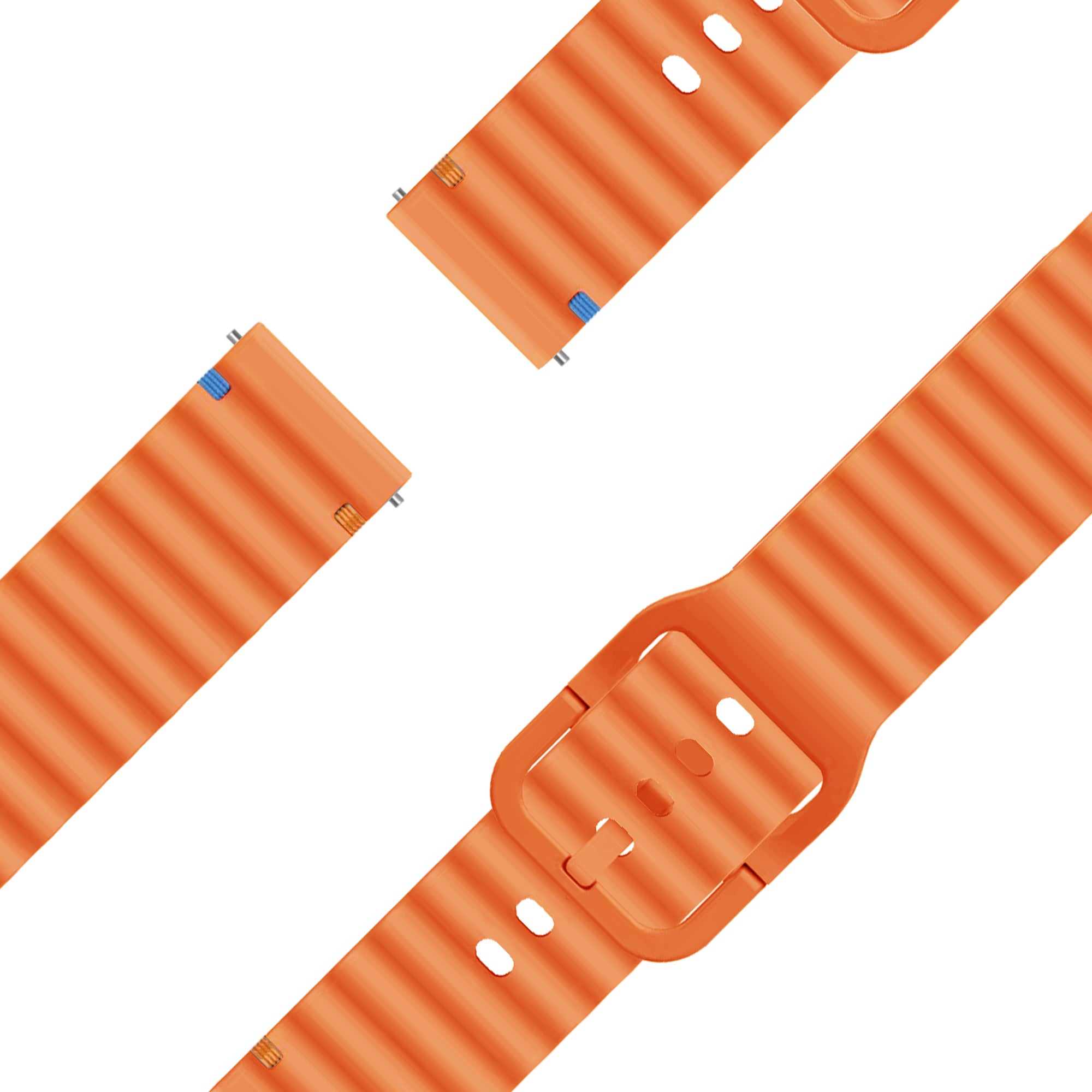 Bandz Garmin Forerunner 645 Silicone Strap 'Wave' (Orange)