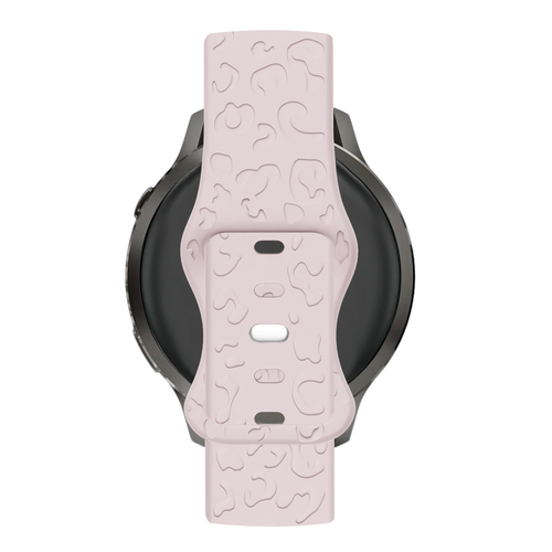 Bandz Garmin Bounce 2 Silikonarmband 'Leopard' (Rosa)