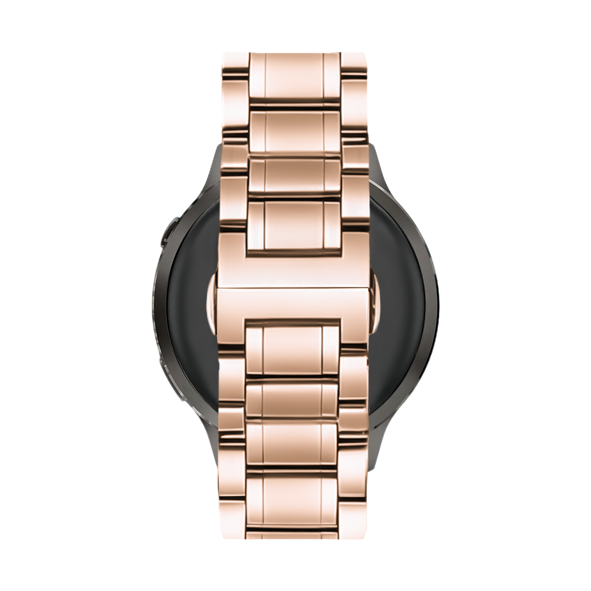 Bandz Garmin Bounce 2 Steel Link Strap 'Deluxe' (Rose Gold)