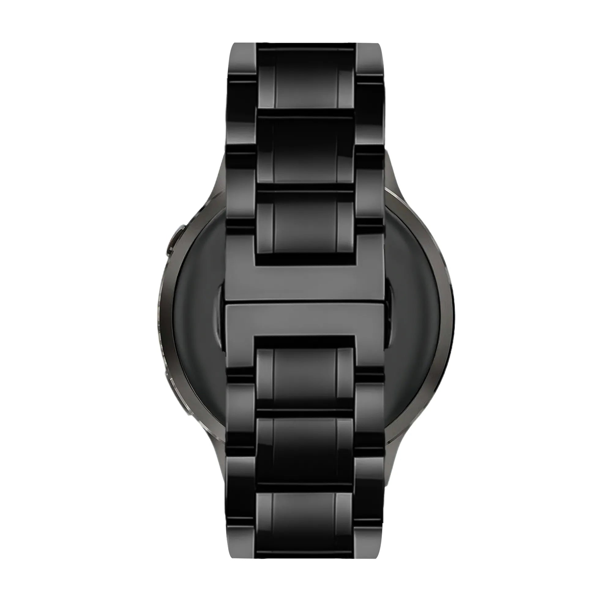 Bandz Garmin Forerunner 70 Stahl Gliederarmband 'Deluxe' (Schwarz)
