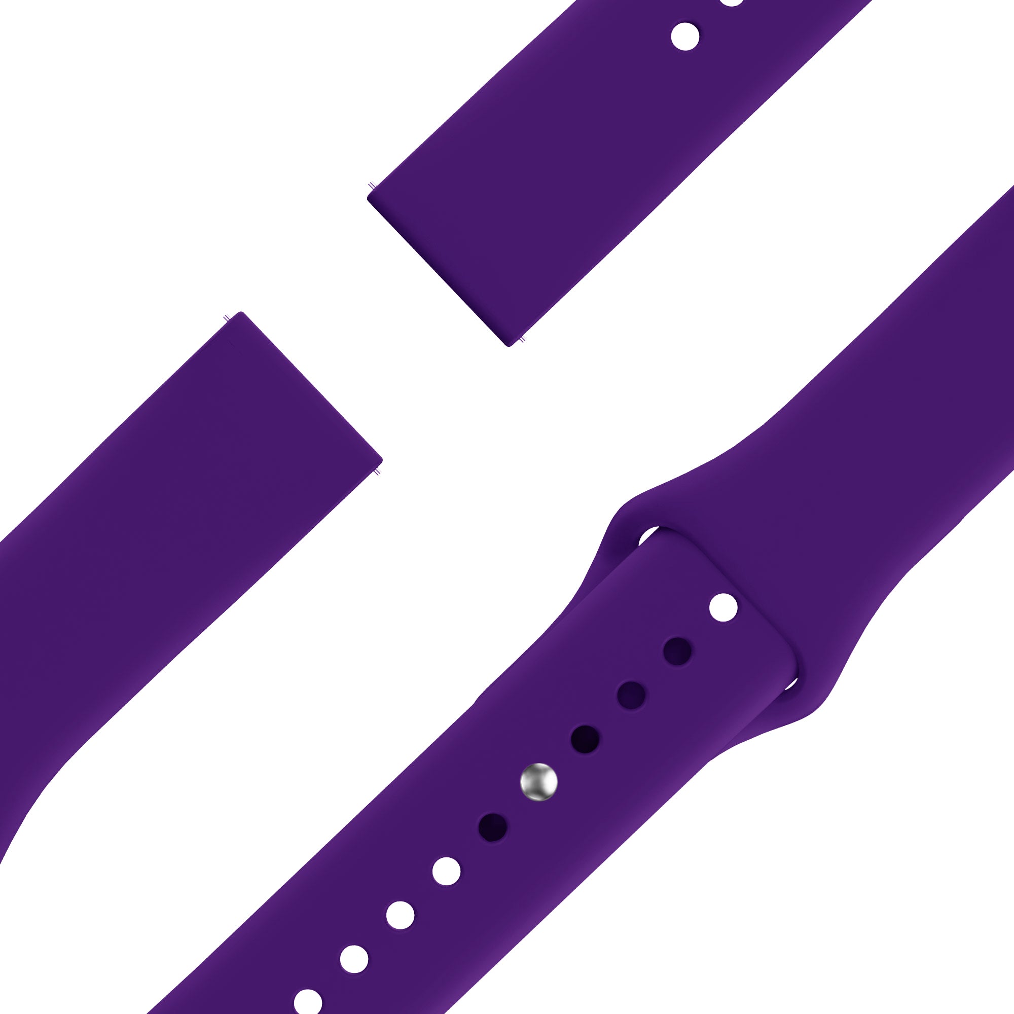 Bandz Garmin Forerunner 265s Sport Strap 'Deluxe' (Purple)
