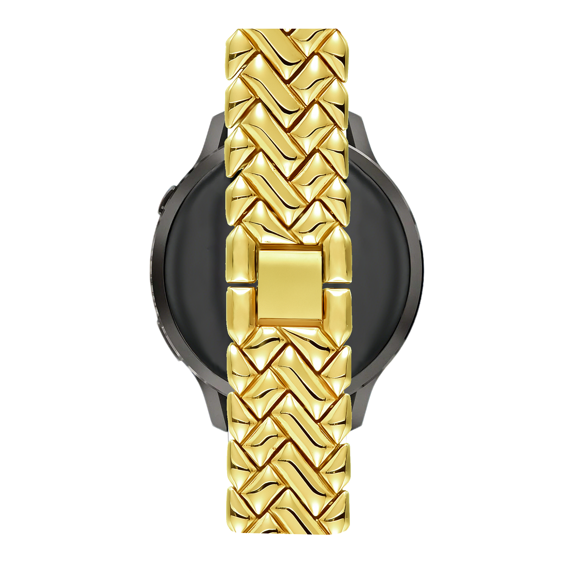 Bandz Bracelet metal 'V-Type' Garmin Vivoactive 4s (or)