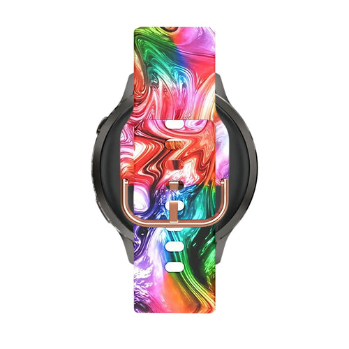 Bandz Garmin Forerunner 265s Silikonarmband 'Colourful'