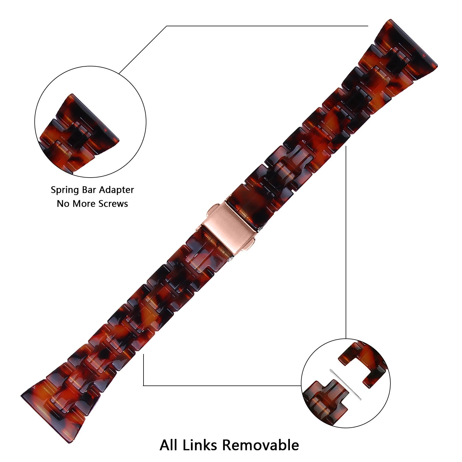 Coros Apex 2 Resin Strap (lava)