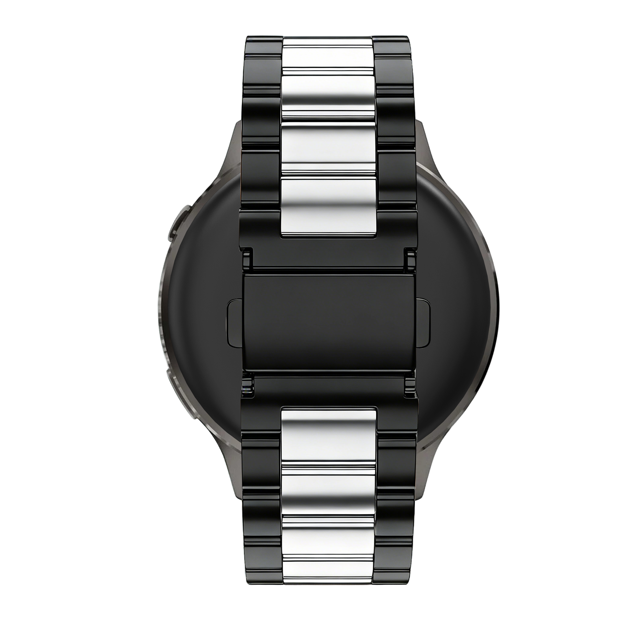 Bandz Garmin Forerunner 570 - 47mm Steel Strap 'Classic' (Black/Silver)