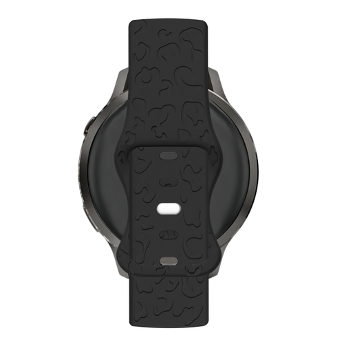 Bandz Garmin Bounce 2 siliconen band 'Leopard' (zwart)