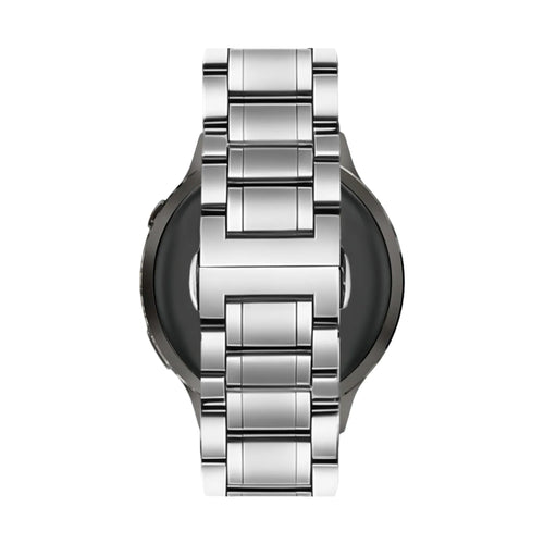 Bandz Garmin Forerunner 70 Stahl Gliederarmband 'Deluxe' (Silber)