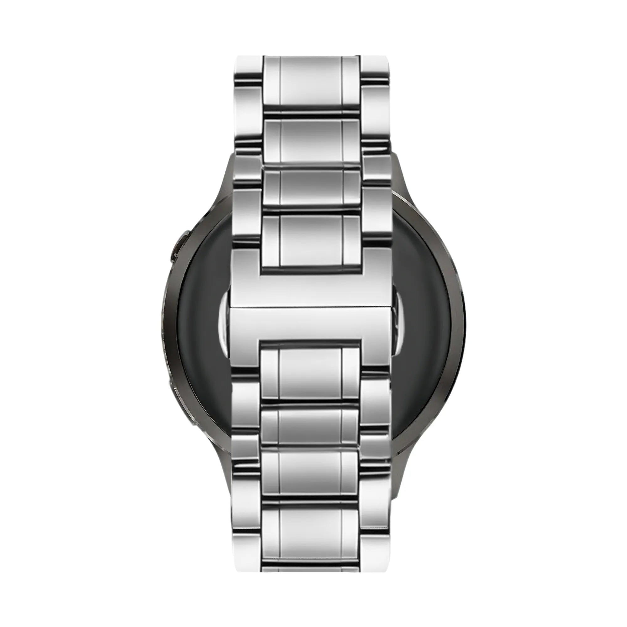 Bandz Garmin Forerunner 70 Stahl Gliederarmband 'Deluxe' (Silber)