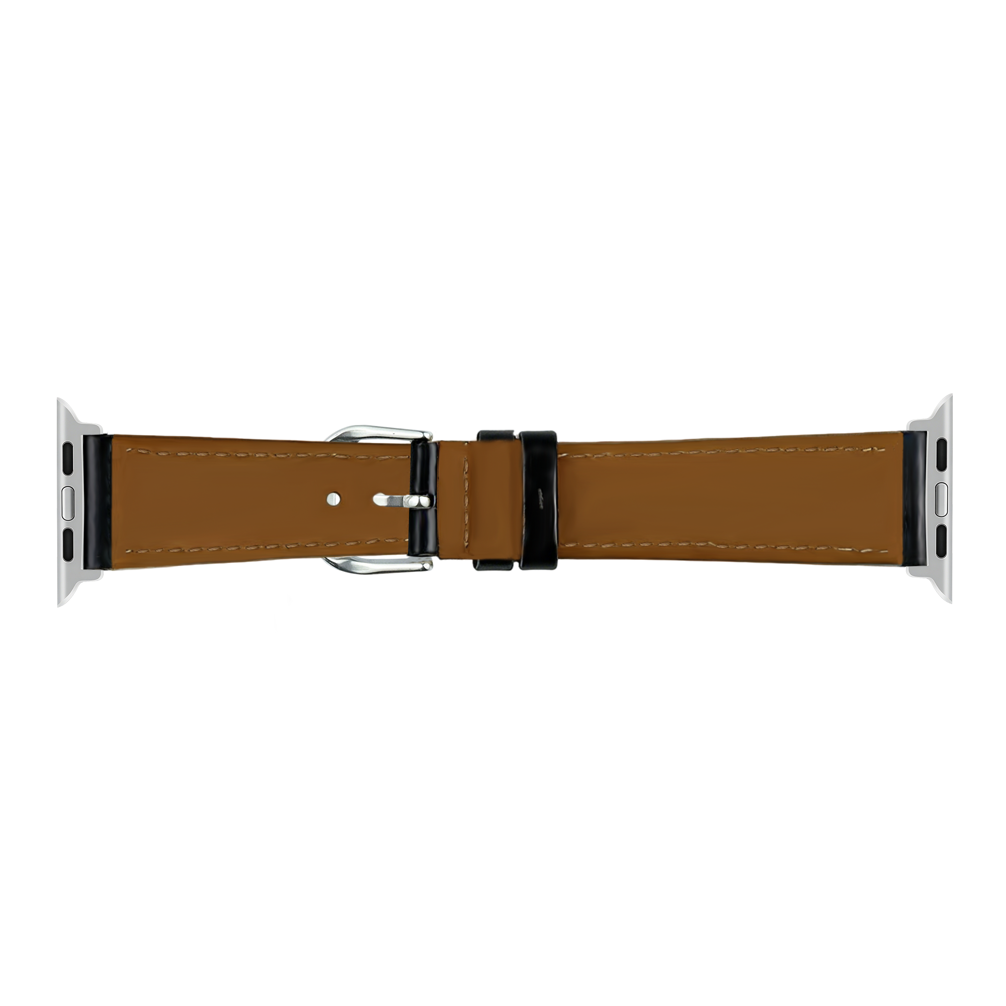 Apple Watch Slimfit Leather Strap (Black)