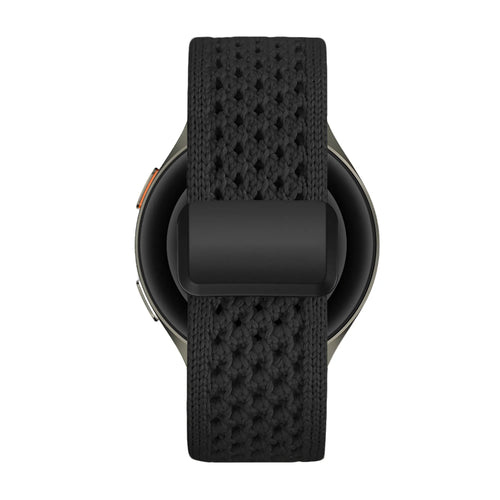 Bandz Huawei Watch GT 7 - 41mm vintage nylon band (zwart)