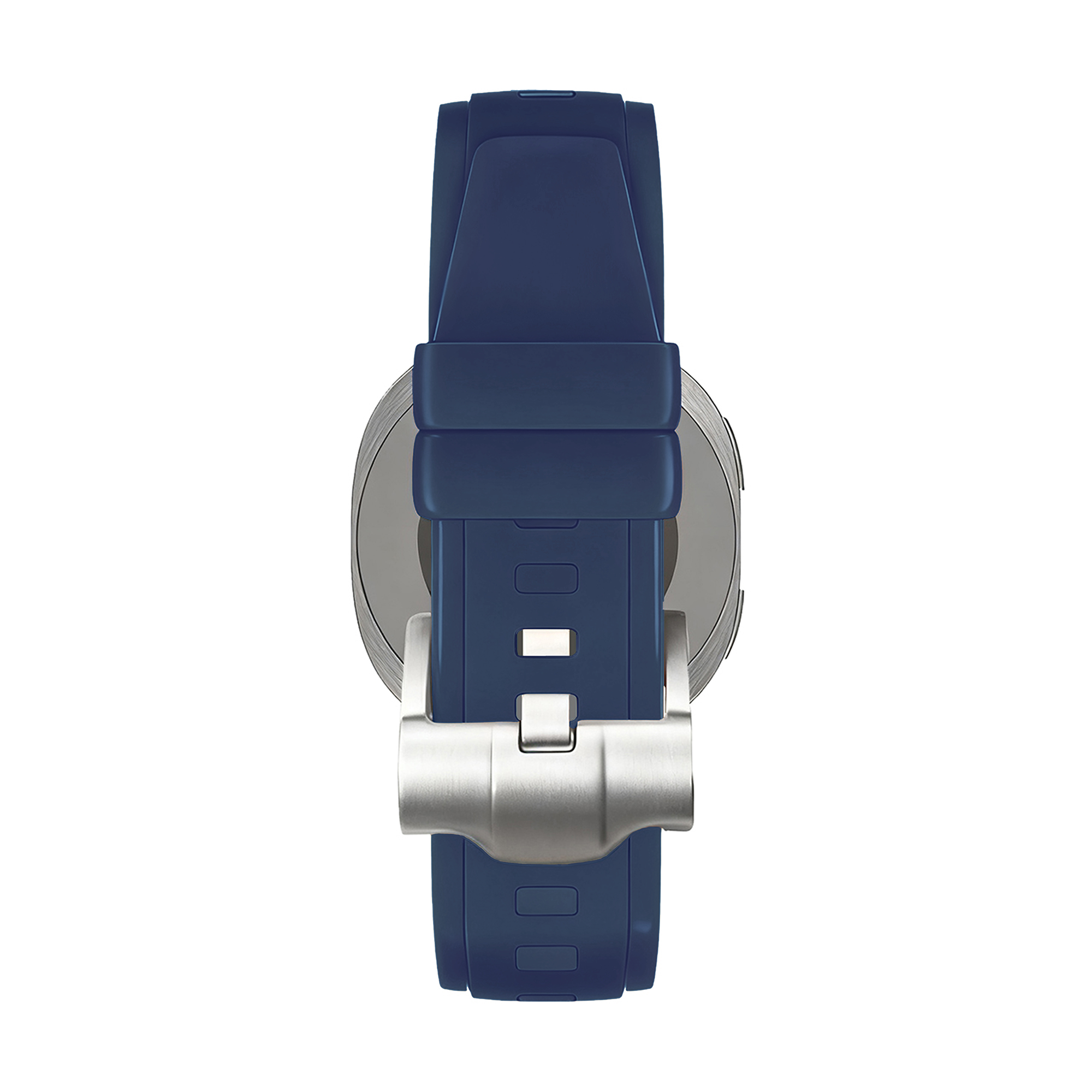 Bandz Samsung Galaxy Watch 8 - 44mm Silikonarmband 'Luxe Liquid' (Dunkel Blau)