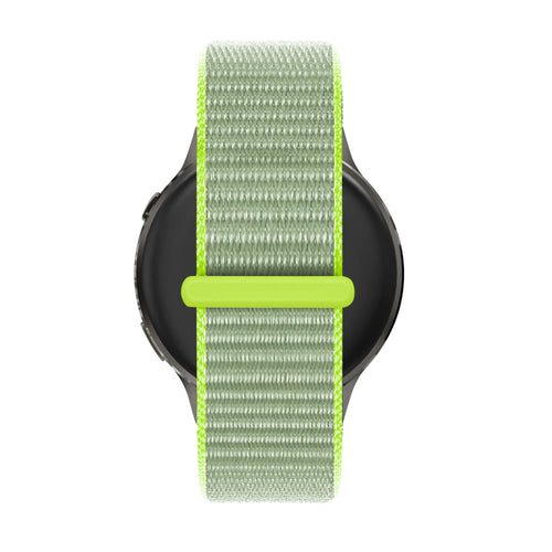 Bandz Garmin Forerunner 70 Nylon Loop Armband (Flash Gelb)