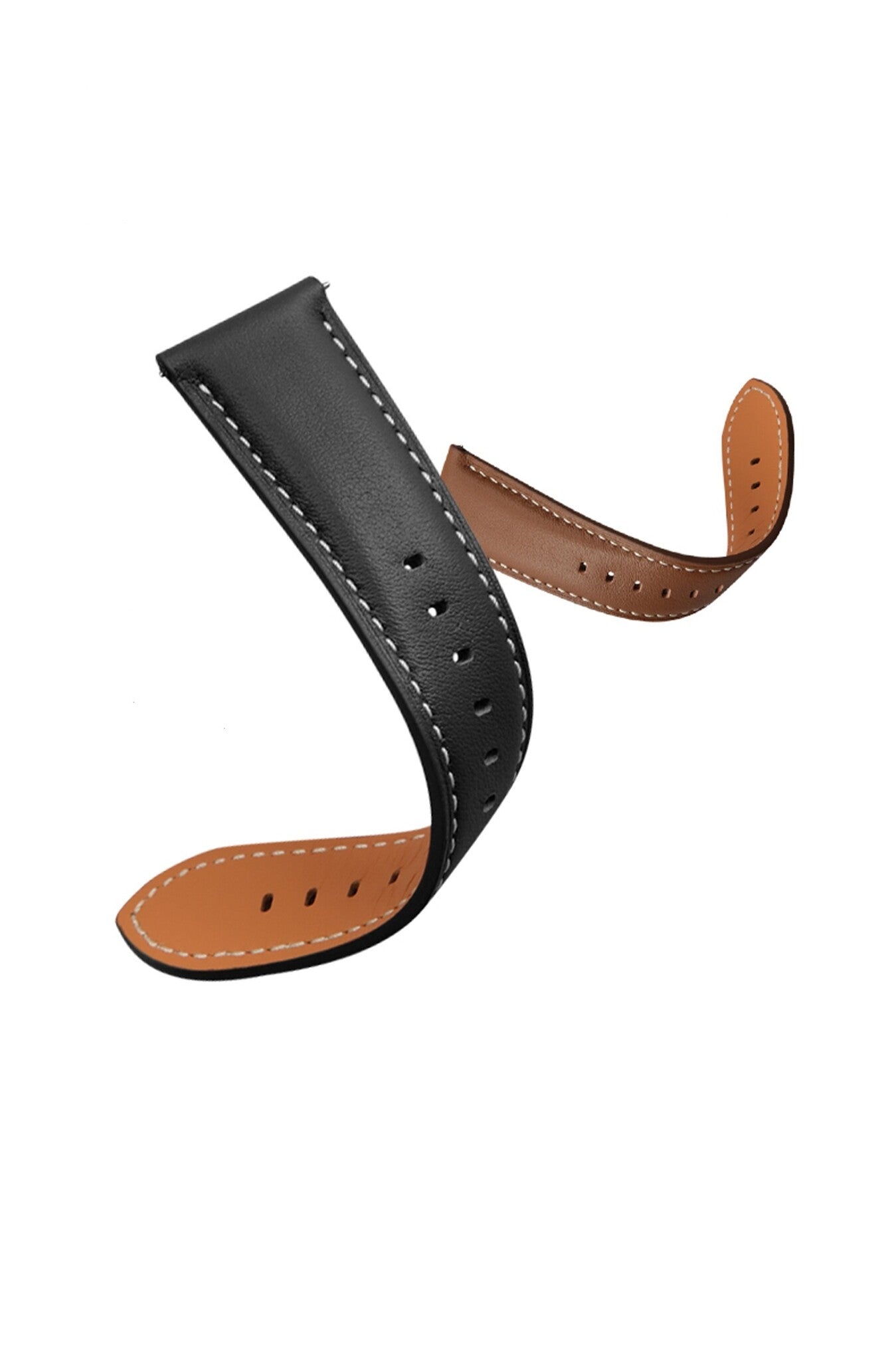 Samsung Galaxy Watch 8 - 40mm Premium Leather Strap (Black)