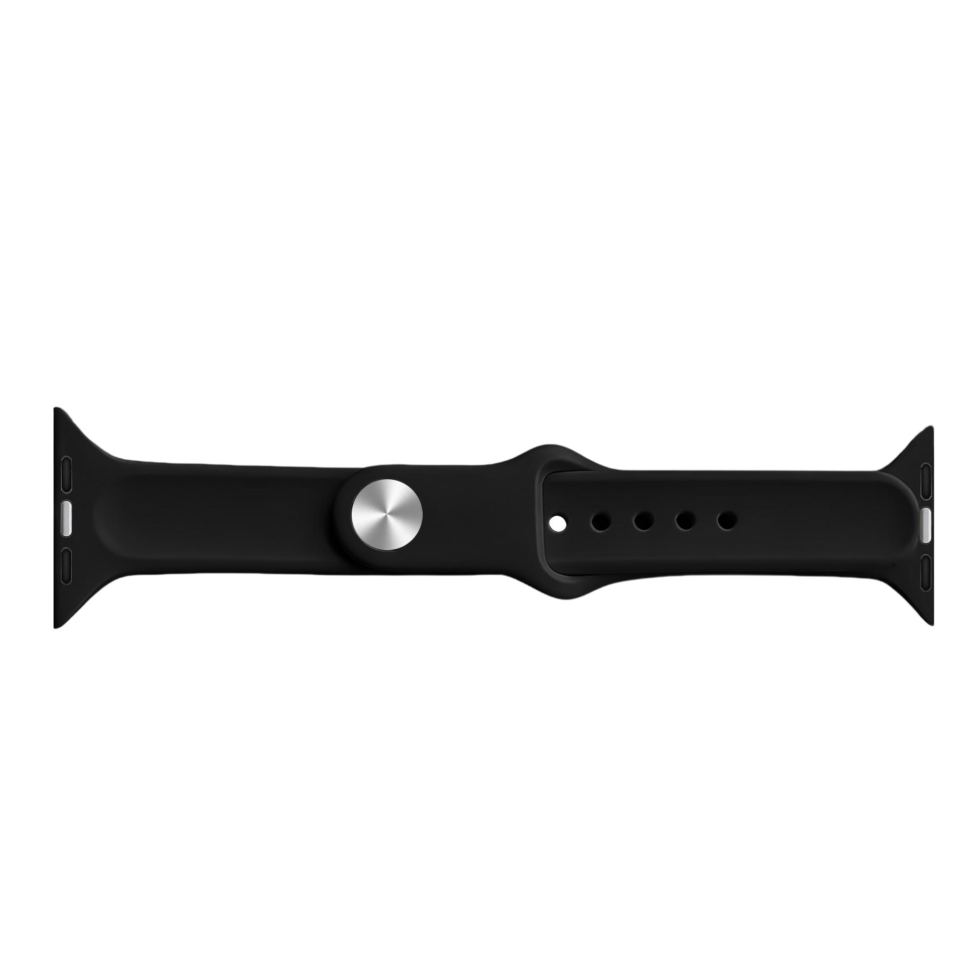 Apple Watch Slimfit Silicone Strap (Black)