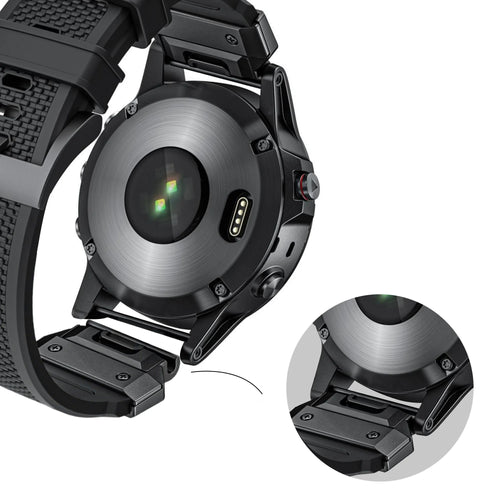 Bandz Amazfit T-Rex Ultra 2 siliconen band 'Explorer' (zwart)