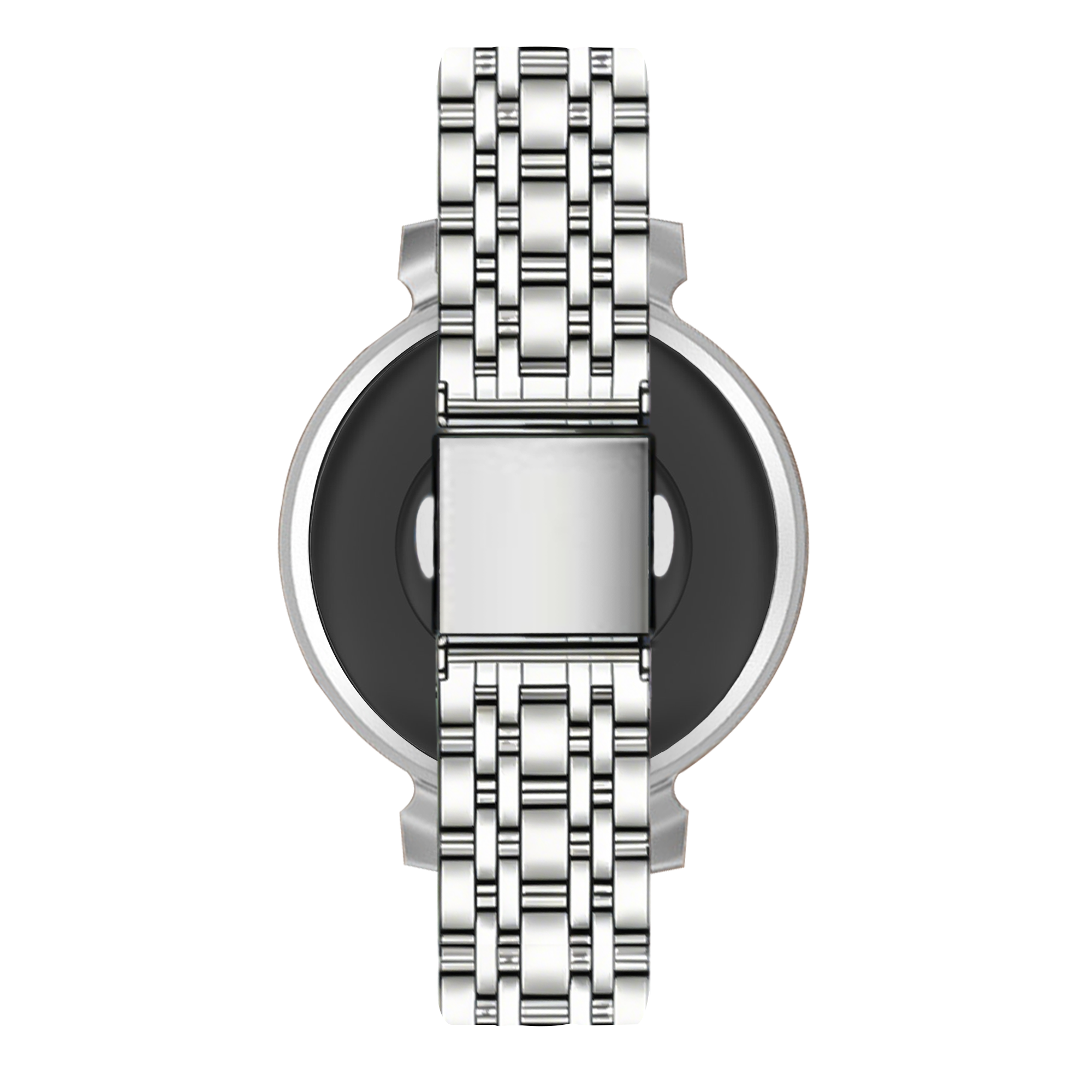 Bandz Pebble Round 2 - 14mm Steel Strap 'Deluxe' (Silver)