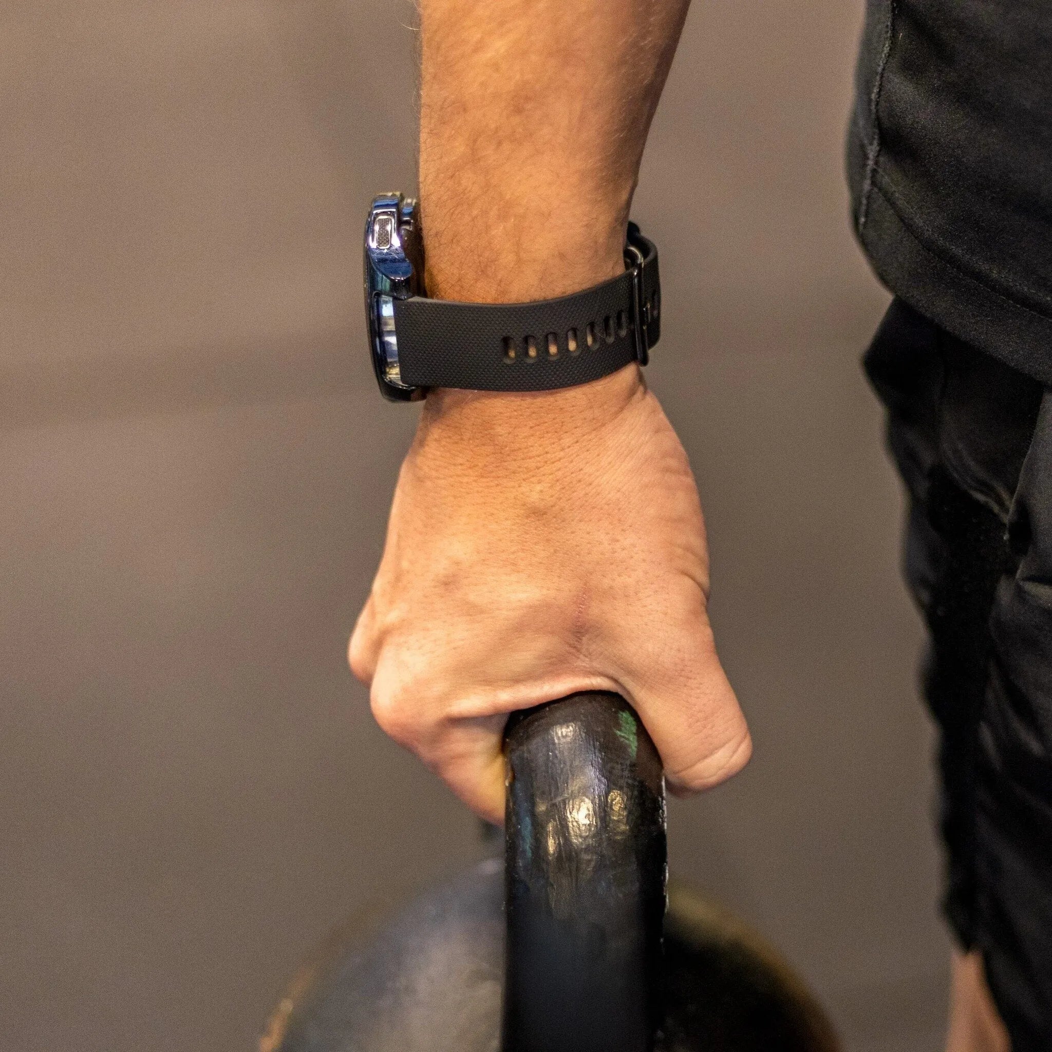 Polar Ignite 3 Luxus-Silikonarmband (Schwarz)